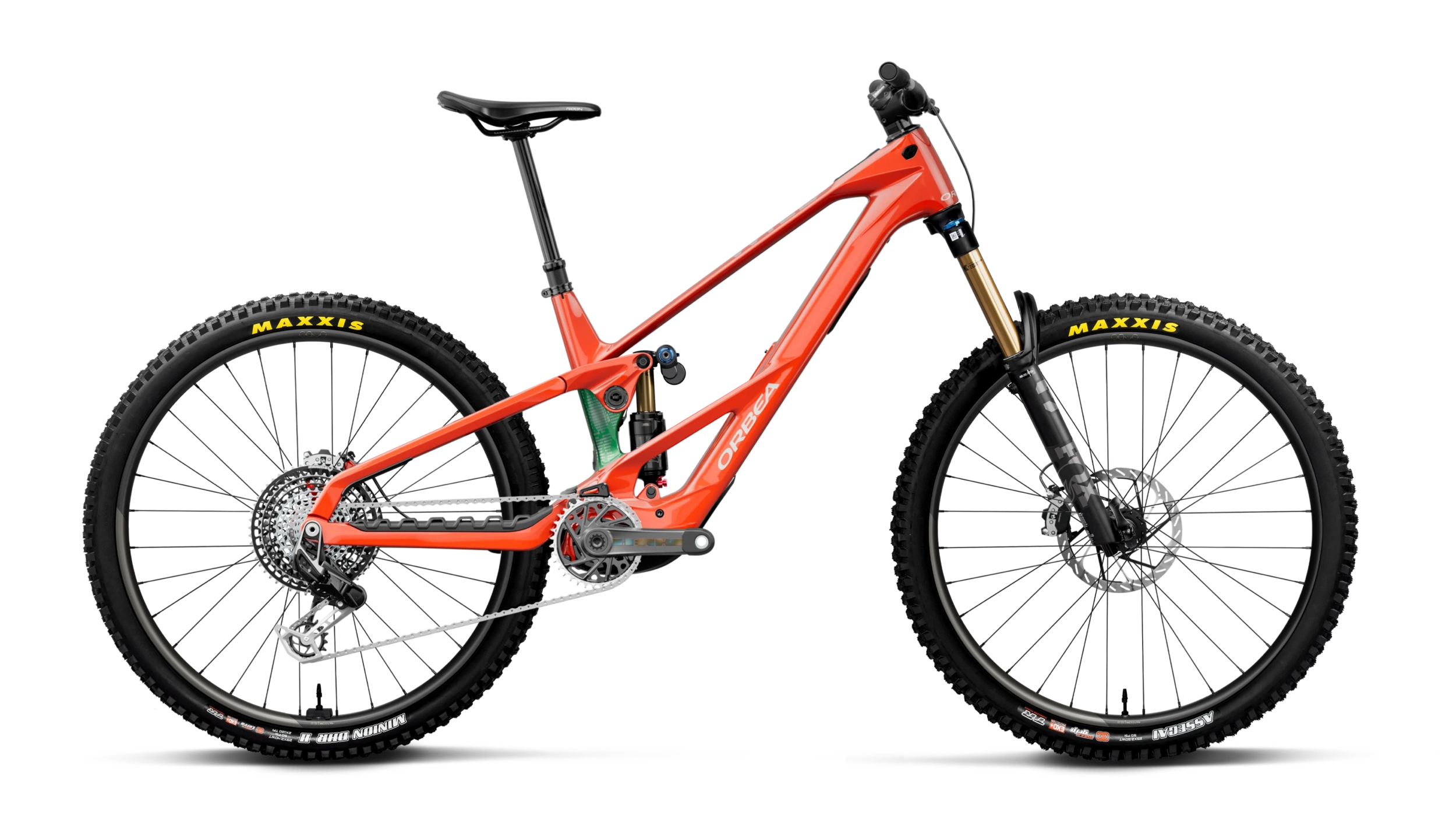 Orbea Rise Metallic Burgundy Red color bike