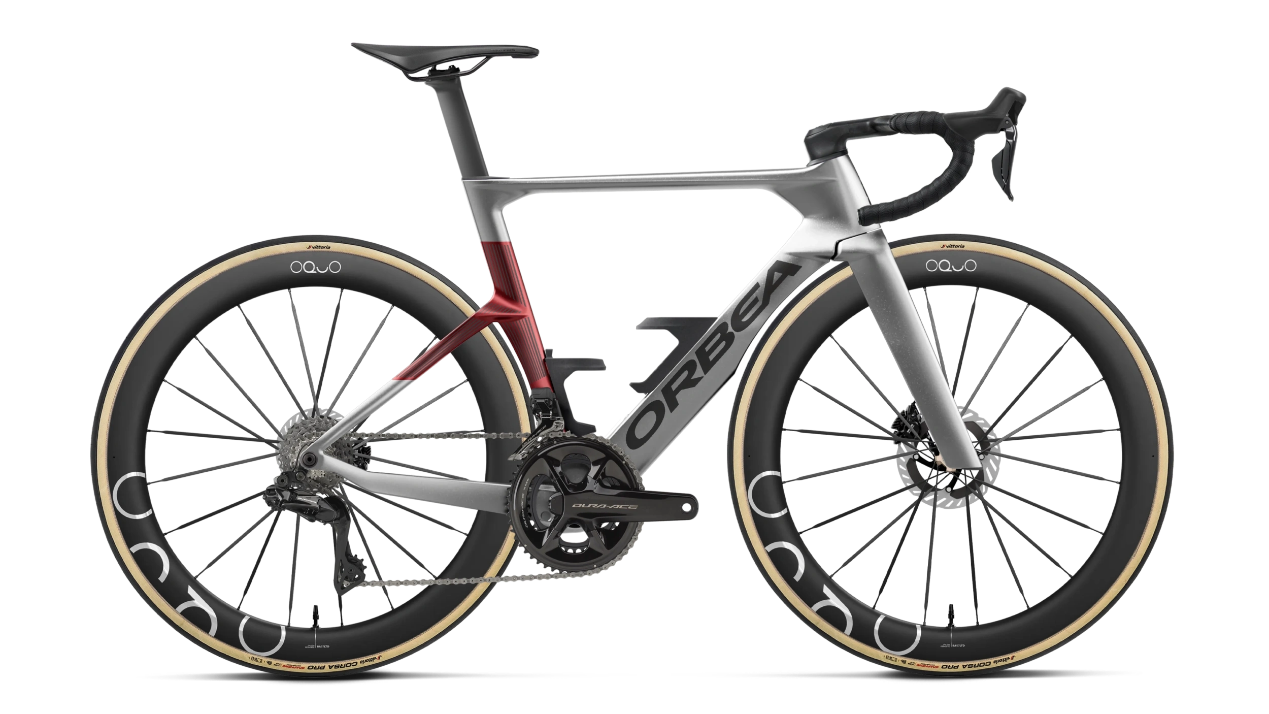 Orbea Rise Metallic Burgundy Red color bike